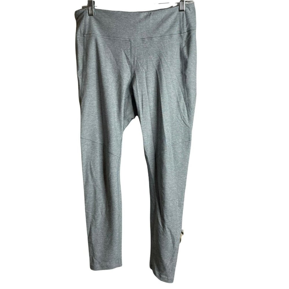 Outdoor Voices Women's L Crop Warmup Leggings Heathered Blue 25" Inseam #294768